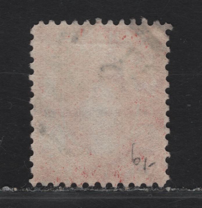 Lot 242 Bahamas SC#12 1d Vermillion Queen Victoria, 1863-1865 Queen Victoria Chalon Heads Issue, A Very Fine Used Single, Perf 11.5, No Watermark