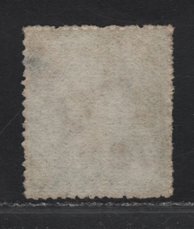 Lot 248 Barbados SC#15a 1/2d Blue Green Britannia, 1861 Britannia Issue, A SUP Used Single, Rought Perf 14-10, Unwatermarked