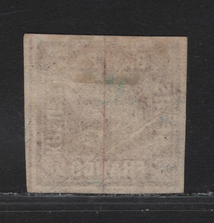 Lot 259 Bavaria SC#5 6kr Bright Red Brown Numeral, 1850-1858 Numeral Issue, A Very Fine Used Imperf Single, Complete Circle, #385 Open Millwheel Cancel For Massau
