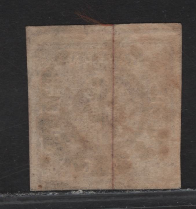 Lot 261 Bavaria SC#5 6kr Brown Numeral, 1850-1858 Numeral Issue, An Extremely Fine Used Imperf Single, #325 Open Millwheel Munich Cancel, Dividing Lines On 3 Sides