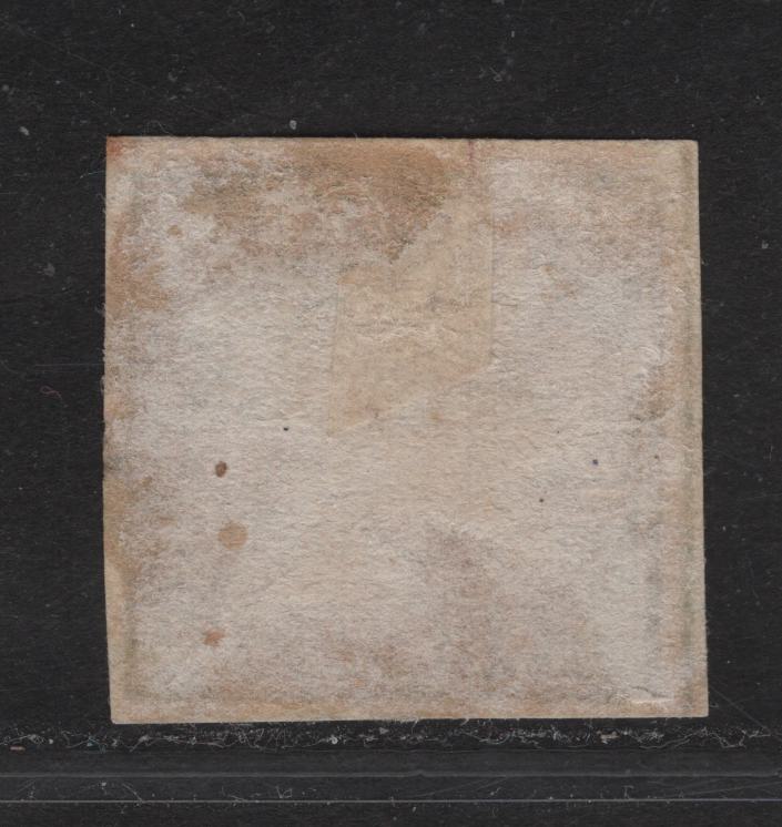 Lot 267 Bavaria SC#6 9kr Yellow Green Numeral, 1850-1858 Numeral Issue, A Very Fine Used Imperf Single, Complete Circle, #28 Open Millwheel Cancel For Durlach