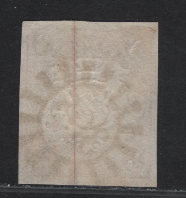 Lot 282 Bavaria SC#16 3kr Rose Arms, 1867-1868 Arms Issue, A Very Fine Used Imperf Single, #308 Closed Millwheel Cancel For Schonficht