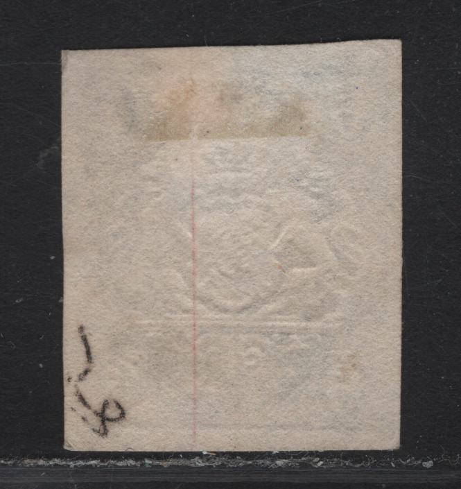 Lot 283 Bavaria SC#17 6kr Ultramarine Arms, 1867-1868 Arms Issue, An Extremely Fine Used Imperf Single, #307 Closed Millwheel Cancel For Schonenburg