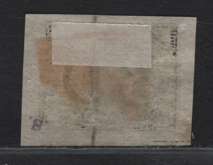 Lot 314 Brazil SC#23 30r Black Numeral, 1850 Cats Eyes, An Extremely Fine Used Imperf Single