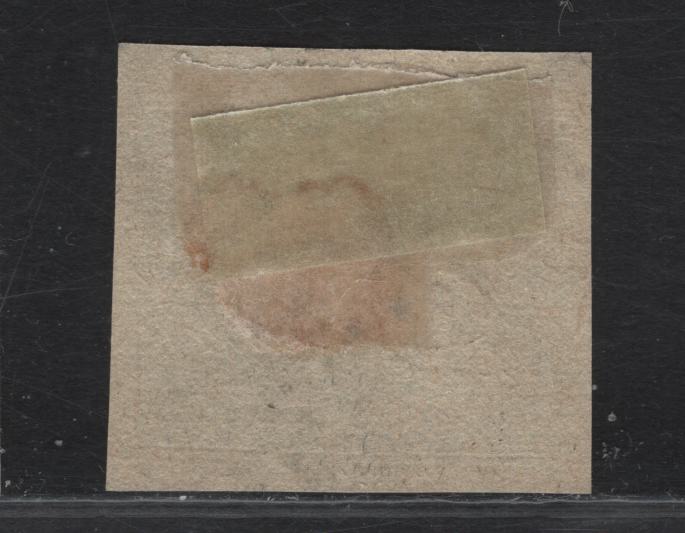 Lot 315 Brazil SC#24 60r Black Numeral, 1850 Cats Eyes, An Extremely Fine Used Imperf Single