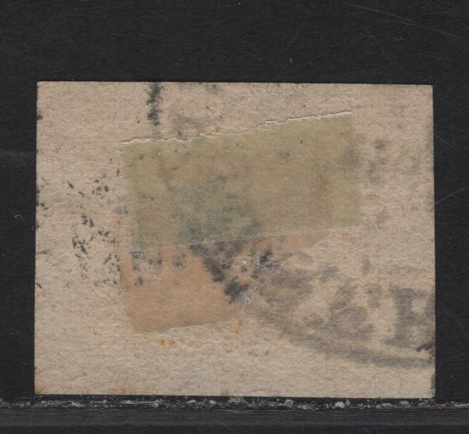 Lot 321 Brazil SC#40 430r Yellow Numeral, 1860 Cats Eyes, A Very Fine Used Imperf Single