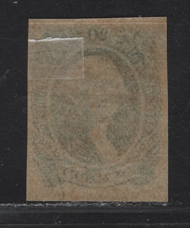 Lot 346 Confederate States Of America SC#13b 10c Dark Green Washington, 1863 Washington Issue, A VFOG Imperf Single