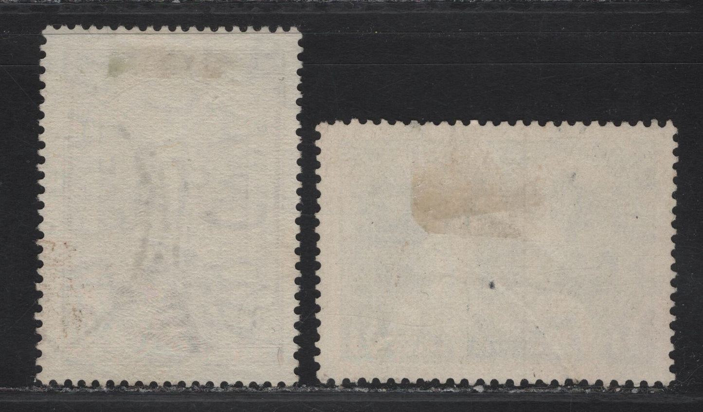 Lot 97 (C) Australia SG#177-178 10/- - £1 Dull Purple - Bluish Slate King George VI, 1937-1949 Zoological Issue, 2 Very Fine Used Singles.