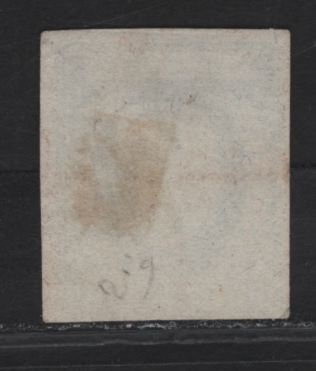 Lot 158 Romania SC#38 10b Blue Prince Carol, 1869 Prince Carol, A Fine Used Imperf Single, Close But Clear Margins