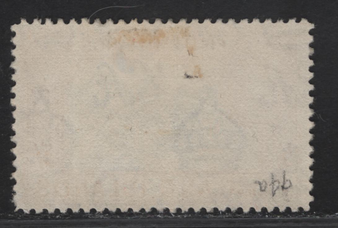 Lot 269 Falkland Islands SG#161b 5/- Indigo & Pale Yellow Brown Southern Sealion, 1938-1950 KGVI Pictorial Issue, A Very Fine Used Single, Wartime Printing