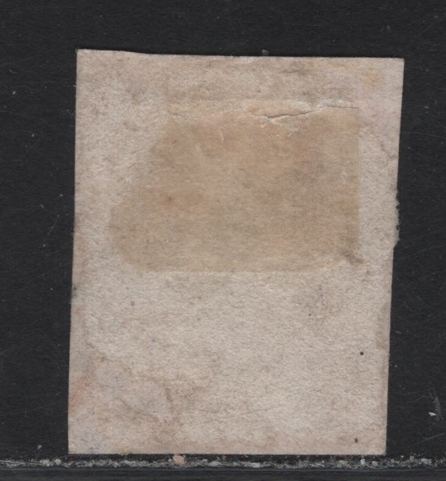 Lot 29 France SC#19d 80c Pale Carmine Lake Napoleon III, 1853-1860 Emperor Napoleon III Issue, A Very Fine Used Imperf Single, #3383 Diamond Dotted Cancel