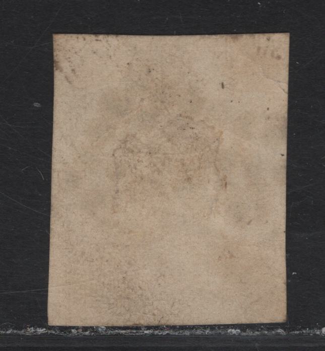 Lot 31 France SC#42a 10c Bistre Bourdeaux, 1870 Bourdeaux Issue, A Fine Used Imperf Single, Tpye B, Full Margins, Large Numeral #2240 Diamond Dotted Cancel, Light Corner Crease At Upper Left.