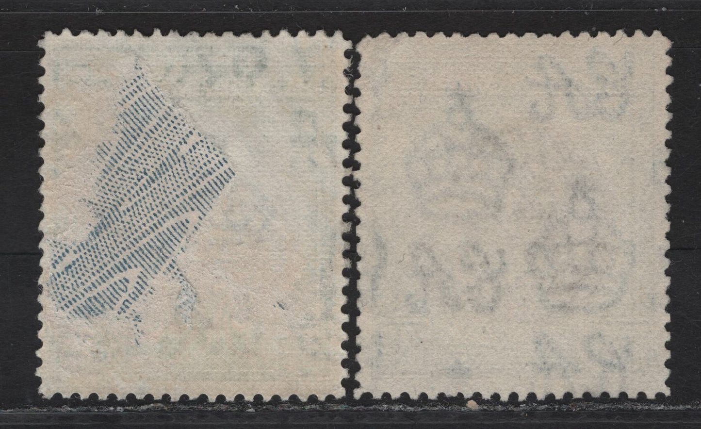 Lot 346 (C)Bahamas SG#131a, 132 2/- 3 /- Brownish Black & Indigo - Slate Violet & Myrtle Green Great Seal of the Bahamas, 1931-1943 Badge of the Colony Issue, 2 Fine/Very Fine Used Singles