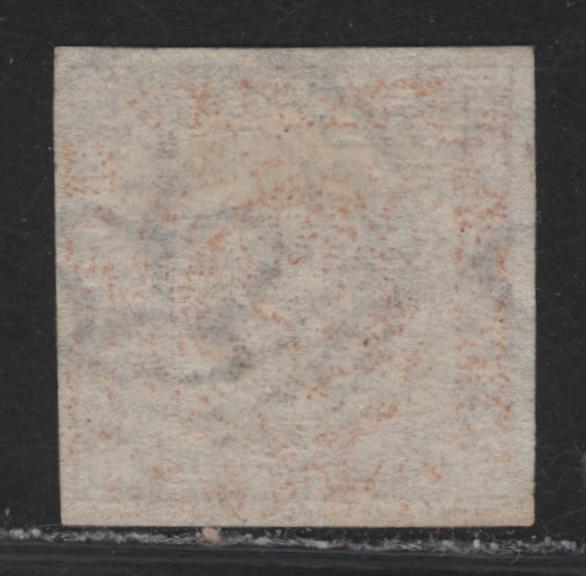 Lot 7 Denmark SC#7b 4s Yellow Brown Arms, 1858-1862 Arms Issue, A Very Fine Used Single, #43 Nakskov Cancel, Wmk 112