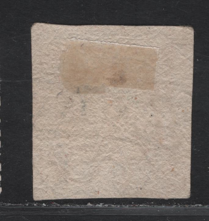 Lot 91 Naples SC#2 1g Pale Lake Coat of Arms, 1858 Coat of Arms Issue, A Very Fine Used Imperf Single, Nearly Full Margins On All Sides Except Left