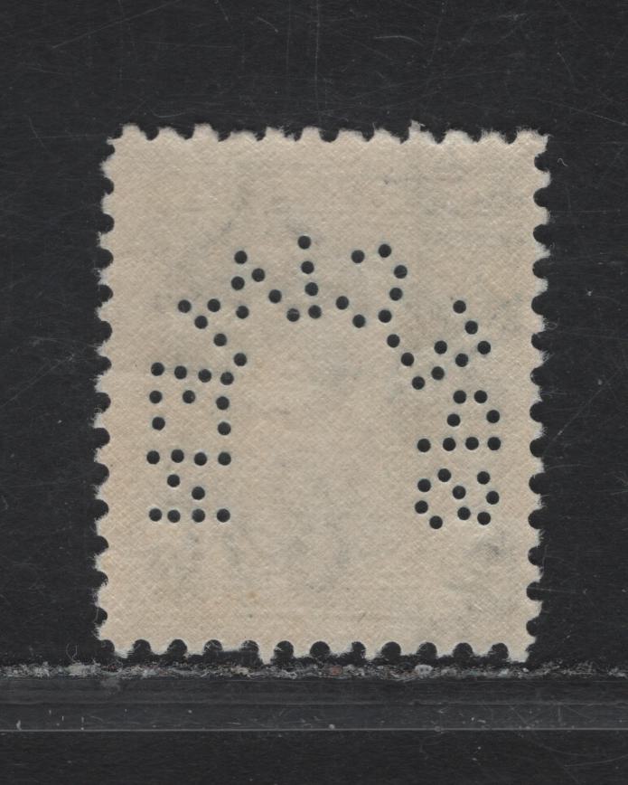 Lot 179 Nigeria SG#53s 3d Dark Blue King George VI, 1938-1951 KGVI Pictorial Issue, A FNH Single, Horseshoe Specimen Perfin, Scarce, As No More Than 400 Were Originally Printed.