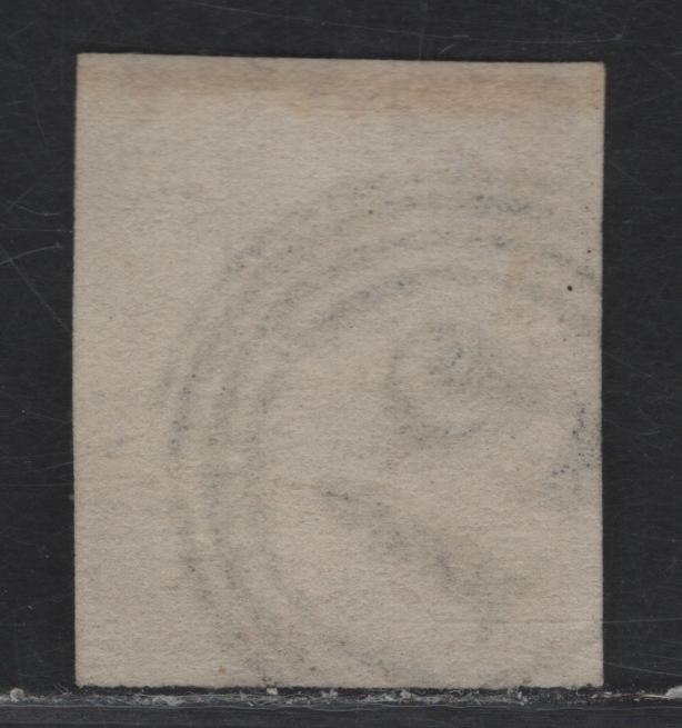 Lot 270 (C) Canada SG#8i 1/2d Lilac Rose Queen Victoria, 1852-1857 2nd Pence Issue, A Very Fine Used Imperf Single, Bold Strike Of 4 Ring Cancel For Montreal