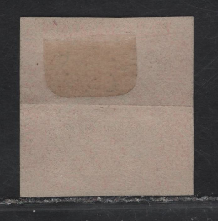 Lot 273A (C) New Brunswick SG#1f 3d Red Flower Heraldry, 1851 Pence Issue, A Very Good Unused Imperf Single, 1890 Reprint On Soft Wove Paper, Horizontal Crease, Visible From The Front, 4 Full Margins.