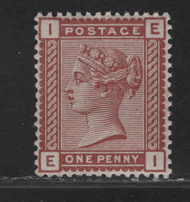 Lot 150 Great Britain SG#166 1d Venetian Red Queen Victoria, 1880 Queen Victoria Issue, A VFNH Single, Imperial Crown Wmk