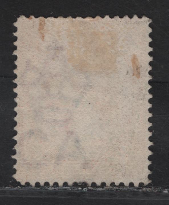 Lot 181A (C) Falkland Islands SG#21x 1d Claret Queen Victoria, 1891-1902 Queen Victoria Sidefaces Issue, A Very Good Used Single, Bradbury Wilkinson Printing, Light Diagonal Crease