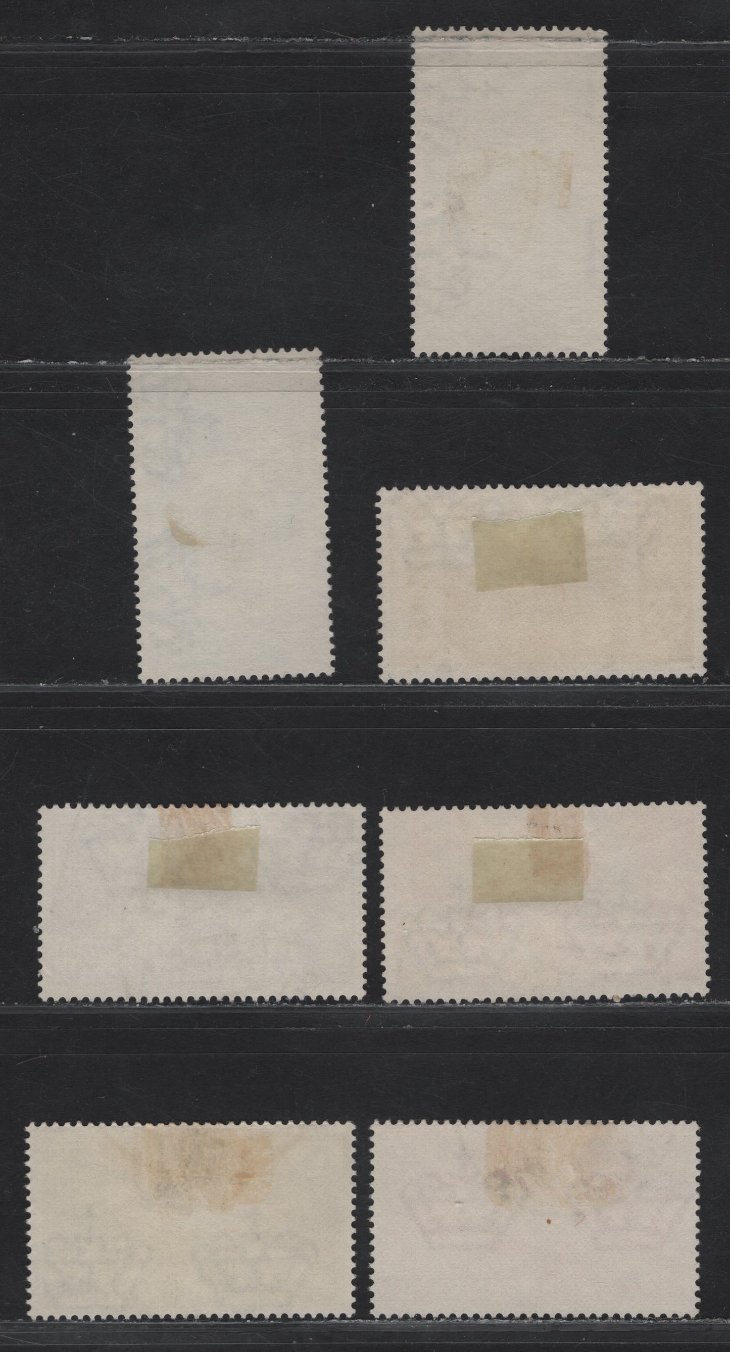 Lot 243 Italy SC#342-348 20c - 1.25l Rose Red - Dark Blue Man Holding Fasces - Da Vinci, 1935 University Contests - Intl Aeronautical Salon Issues, 7 Fine/Very Fine Used Singles, Cancel on #343 May Not Be Genuine