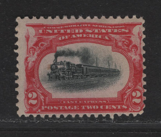 Lot 52 United States SC#295 2c Carmine & Black Empire State Express, 1901 Pan American Exposition Isse, A FNH Single