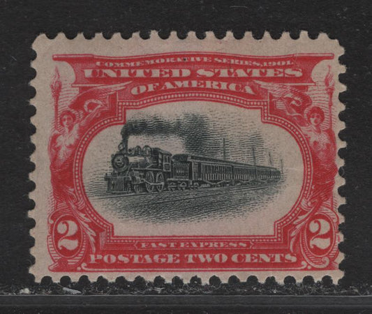 Lot 53 United States SC#295 2c Carmine & Black Empire State Express, 1901 Pan American Exposition Isse, A FOG Single