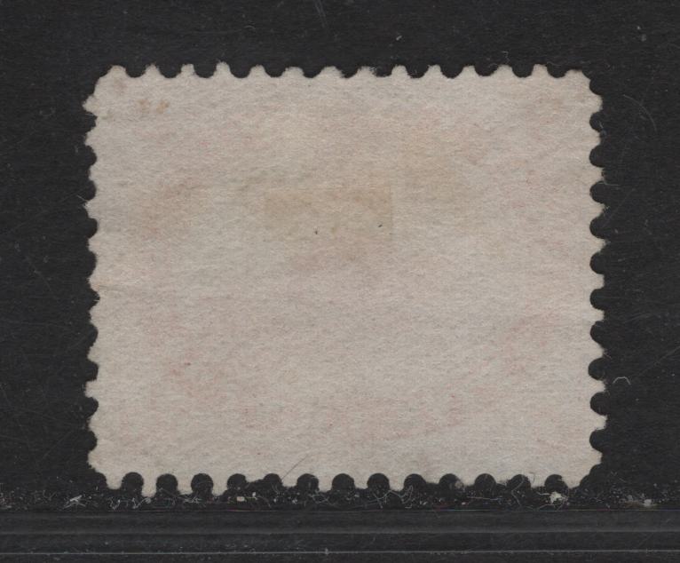 Lot 91 (C) Canada #15 5c Vermillion Beaver, 1859-1864 Cents Issue, A Very Good Unused Single, Perf 11.75x12 ]White Cents-N Paper, Light Horizontal Crease.