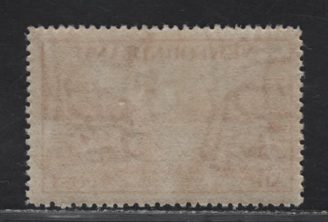 Lot 157 (C) Newfoundland #C17 75c Bistre Labrador, Land of Gold, 1933 Airmail Issue, A VFOG Single, Perf 14.3