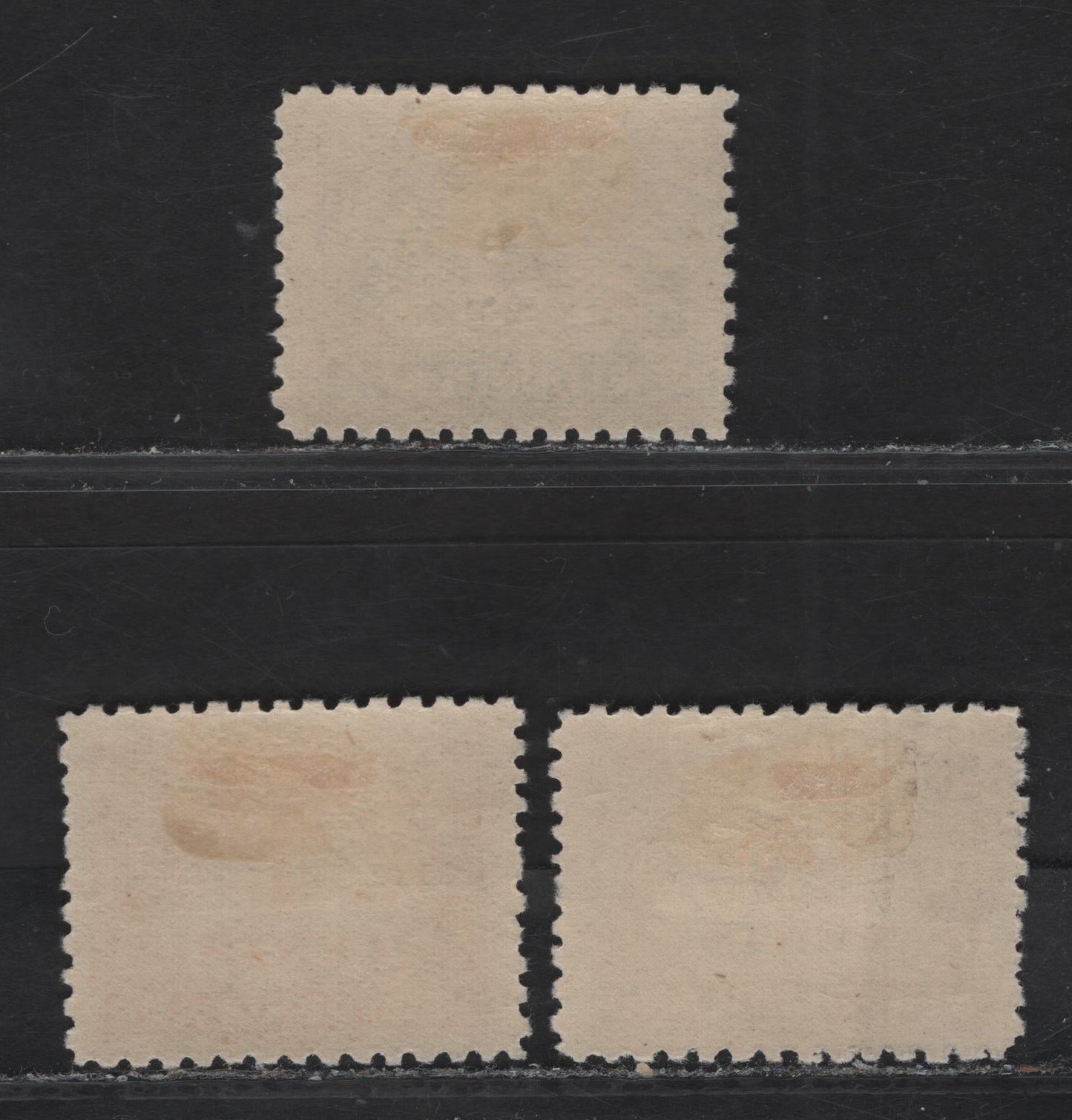 Lot 172 (C) Newfoundland #J3, J4a, J5 3c - 5c Ultramarine - Pale Brown Numerals, 1939 Postage Dues, 3 F/VFOG Singles, Perf 10-10.5