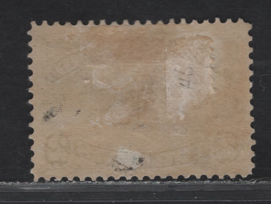 Lot 32 (C) Newfoundland #46i 2c Deep Yellow Green Codfish, 1880-1896 4th Cents Issue, A FOG Single, Paper Cents-MM, Perf 12.2x12, Shallow Hinge Thin In 'E' Of 'Cents'.