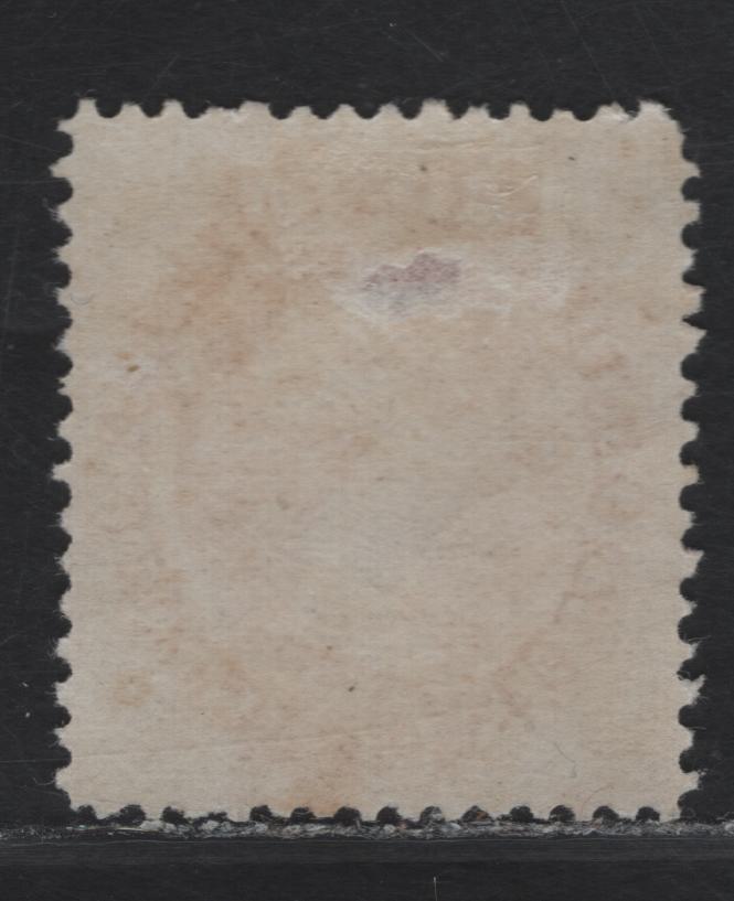 Lot 7 (C) Newfoundland #28 12c Pale Red Brown Queen Victoria, 1865-1894 Cents Issue, A FOG Single, Paper Cents-X, Perf 12, Full OG, Tiny Hinge Thin, Near Where The Hinge Was Removed.