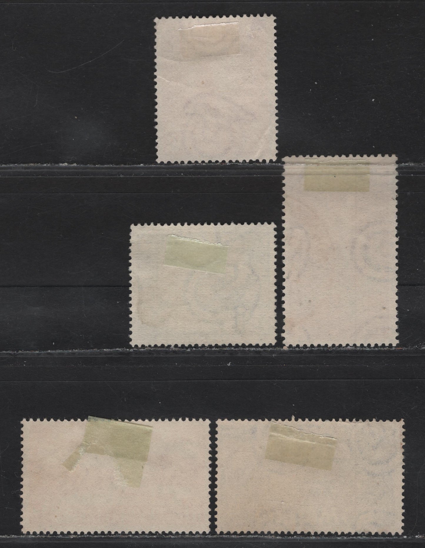 Lot 136 Somalia SC#174, 176, 203, C27, E9 10c - 80c Dark Green - Violet Buildings - Wildlife, 1950-1951 Pictorial - Special Delivery, 5 Fine/Very Fine Used Singles, 35c Red Is Not Counted - Corner Crease & Cancellation Is Likely Not Contemporary