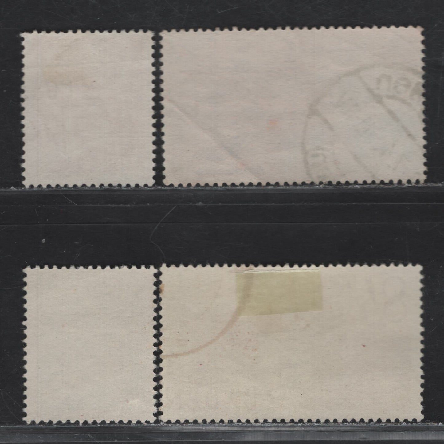 Lot 209 (C)Germany SC#5N16, 5N23, 5N26-5N27 8pf - 1dm Blue Green - Bright Blue Pictorial, 1948 Second Pictorial Issue, 4 Fine Used Singles, Revised Colors, Postally used Examples, 1dm Has A Diagonal Crease.