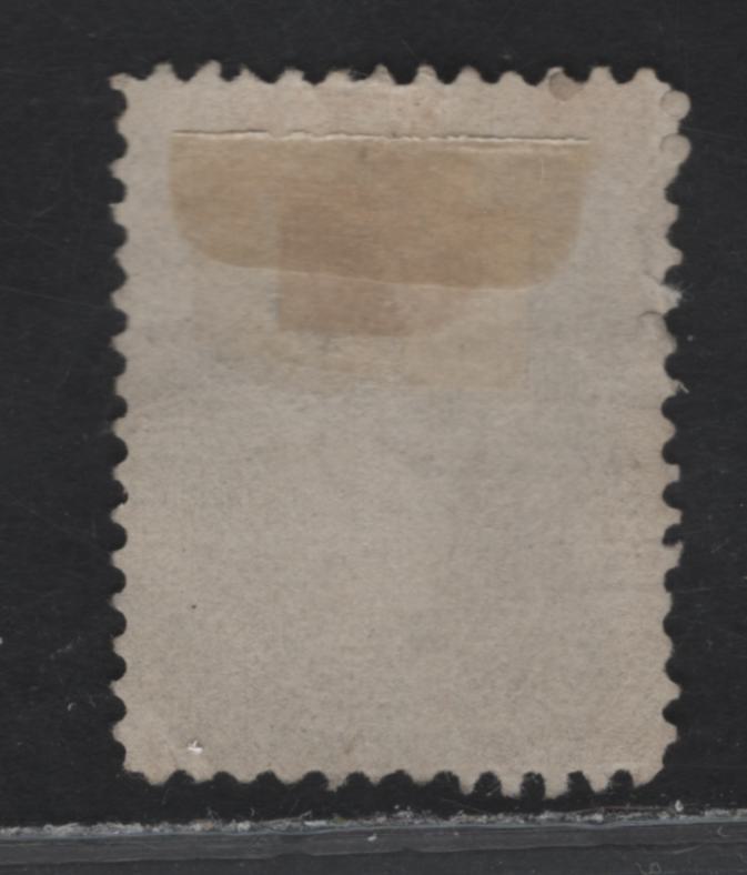 Lot 23 (C) Canada #26iv 5c Grayish Olive Green Queen Victoria, 1868-1876 Large Queen Issue, A Fine Used Single, Paper MM-Y, Perf 11.9x12.15