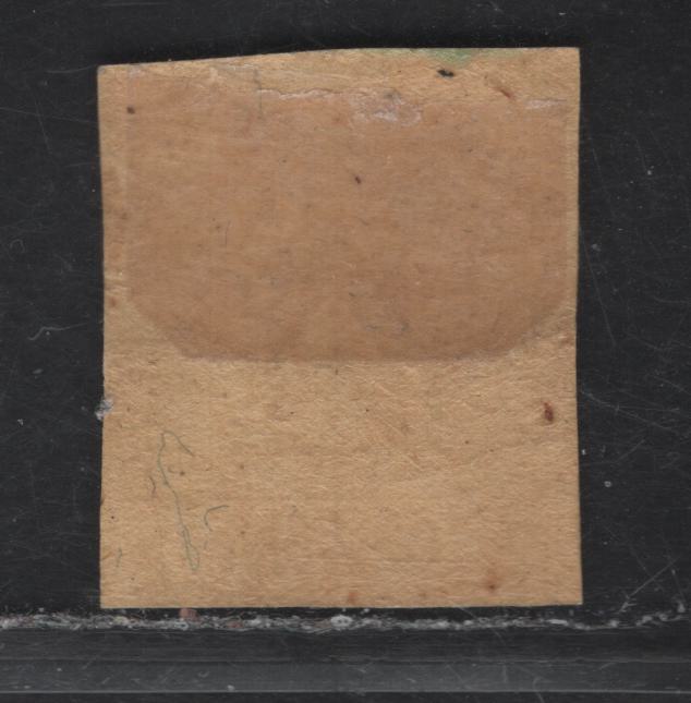 Lot 233 Romanga SC#1 1/2b Black on Straw Value, 1859 Numeral Issue, A GOG Single, Genuine Mint Example, Margins Touching On All Sides To Ever So Slightly In At Upper Right