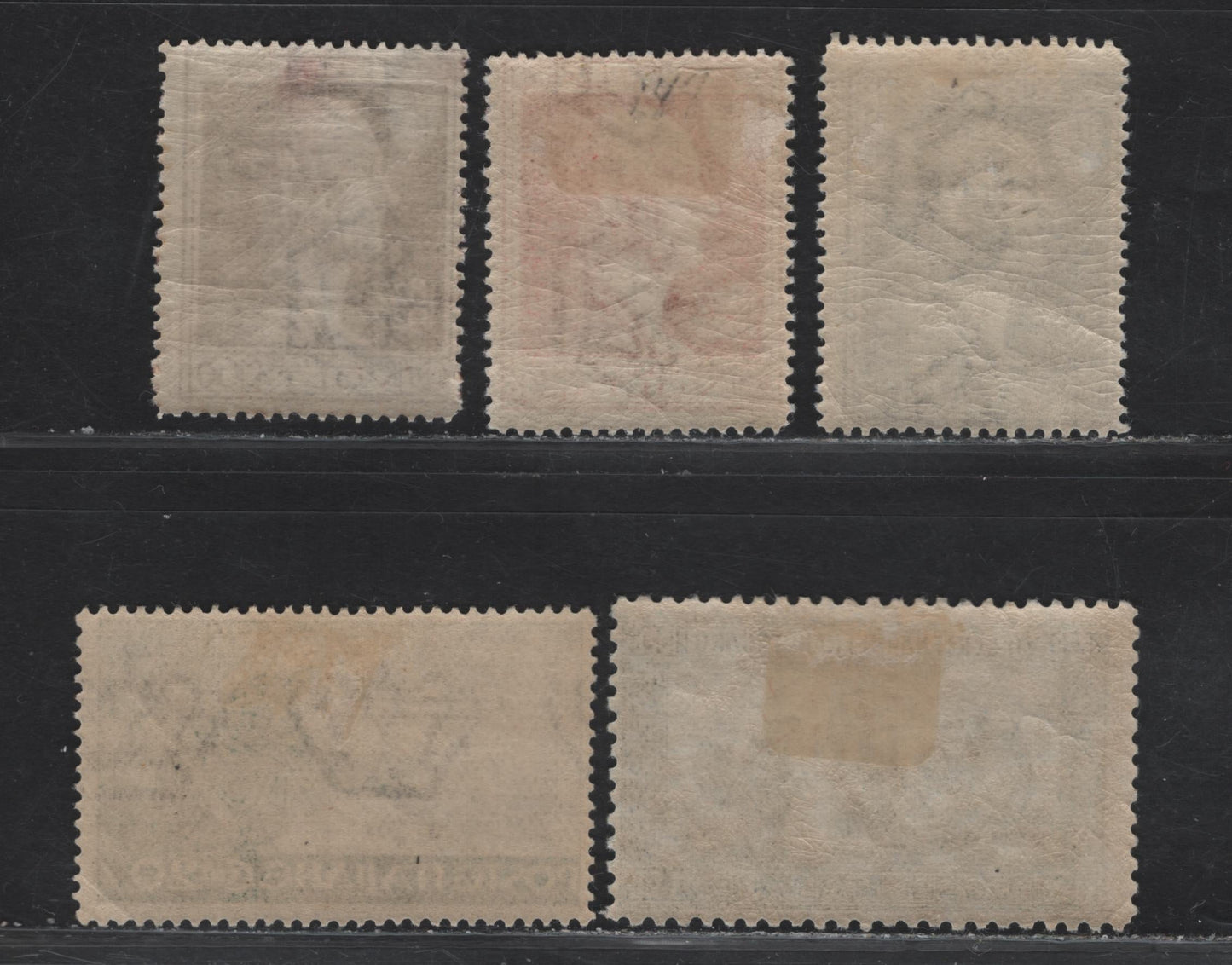 Lot 278 Italy SC#178, 182, 188, 190, 191 20c-1.25L Grey Green - Pale Ultramarine St. Francis-Alessandro Volta, 1926-1927 St. Francis Of Assisi & Volta Issues, 5 Fine OG Singles