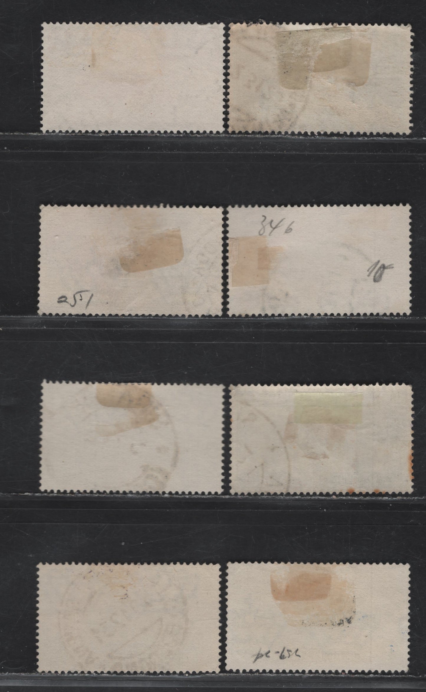 Lot 281 Italy SC#249, 251-254, 259, 261, 262 20c-1.25L Orange-Blue Various Scenes, 1930-1931 Virgil & St. Anthony Issues, 8 Fine & VF Used Singles All With Dated, Contemporary Postal Cancels