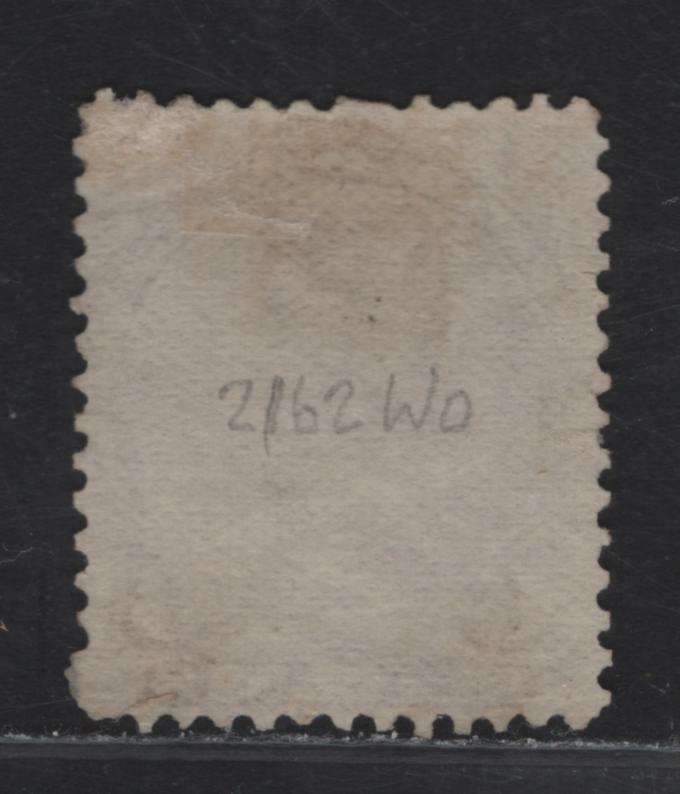 Lot 29 (C) Canada #27a 6c Yellow Brown Queen Victoria, 1868-1876 Large Queen Issue, A Very Good Used Single, Paper FO-Z (Duckworth 9b), Perf 11.9x12, Tiny Margin Split In Left Margin To Left Of C Of Canada.