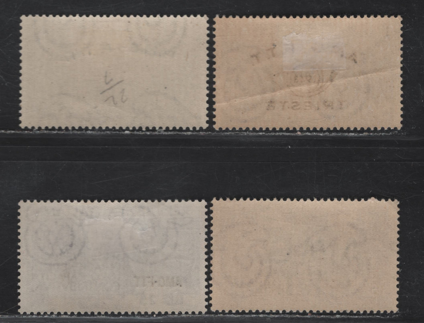 Lot 342 Italy - Trieste SC#22, 198, C19, E1 8L-15L Dark Brown -Dark Carmine Manin Proclaiming Republic Of Venice-Horse & Torch Bearer, 1948-1954 Centenary Of Risorgimento Uprisings - Special Delivery Issues, 4 VFOG Singles