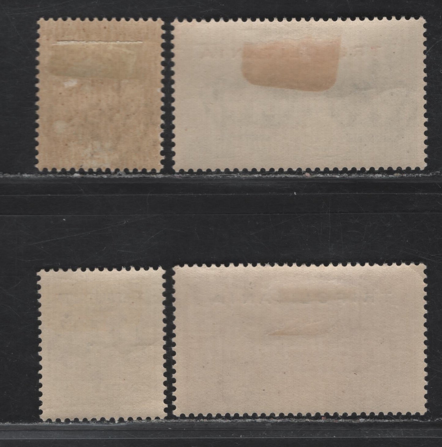 Lot 360 Tripolitania SC#C4-C5, EY1,  10c-1L Olive Brown-Rose Red Various Scenes, 1930-1934 Virgil & Authorized Delivery Issue, 4 VFOG Singles