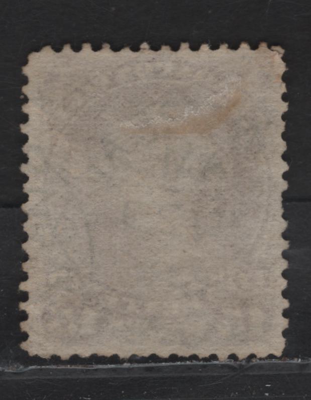 Lot 37 (C) Canada #29e 15c Red Lilac Queen Victoria, 1868-1876 Large Queen Issue, A Very Good Used Single, Paper FO-FF (Duckworth 2), Perf 12, Showing Postion Dot Under LL Scroll, Central June 29 1868 Montreal Split Ring Cancel.