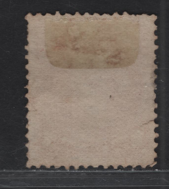 Lot 6 (C) Canada #22 1c Red Brown Queen Victoria, 1868-1876 Large Queen Issue, A Good Used Single, Bothwell paper 4 (FO-M), Perf 12x12.1, Small Tear In lower Margin At Left Above Left 1.