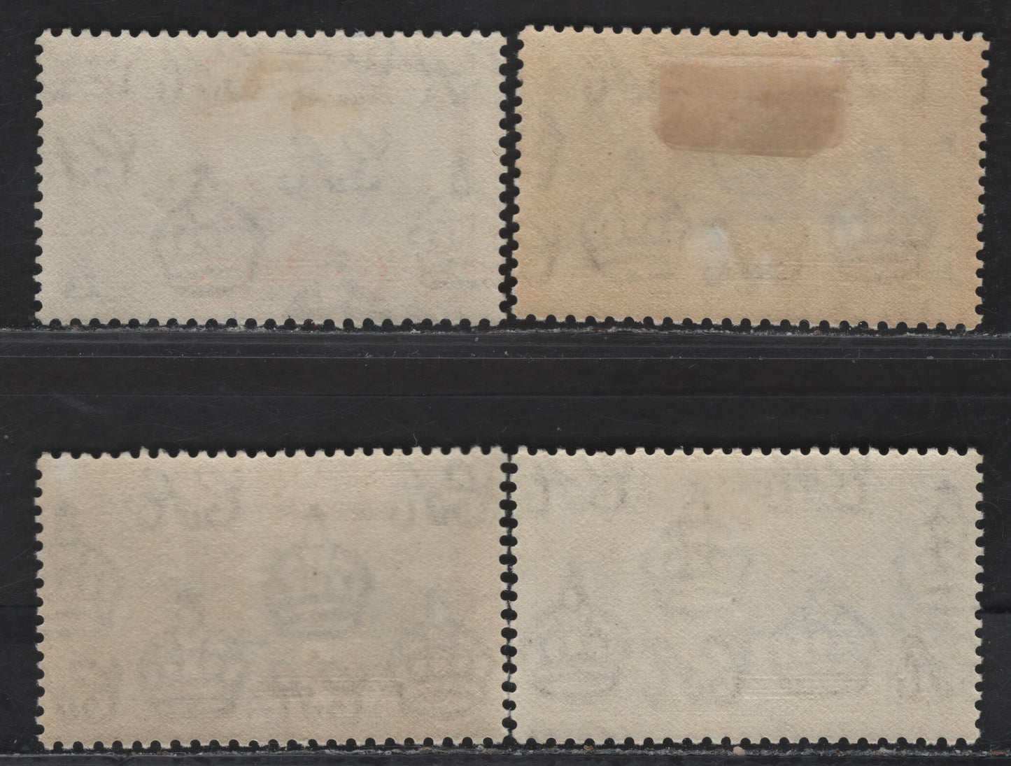 Lot 207 Barbados SG#242 1.5d Ultramarine & Gray Windsor Castle, 1935 Silver Jubilee Issue, 4 FNH/VFOG Singles, Each Showing A Slighty Different Shade Of The Ultramarine Center