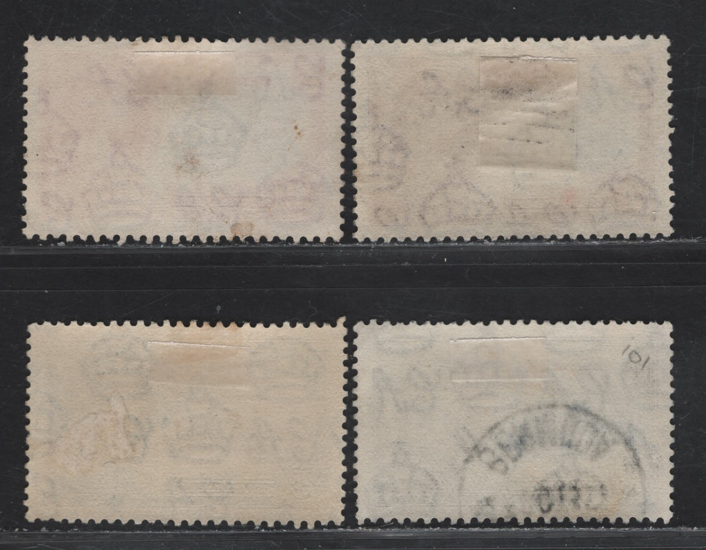 Lot 234 (C) Bermuda SG#94-97 1d - 1/- Deep Blue & Scarlet - Slate & Plum Windsor Castle, 1935 Silver Jubilee Issue, 4 Very Fine Used Singles