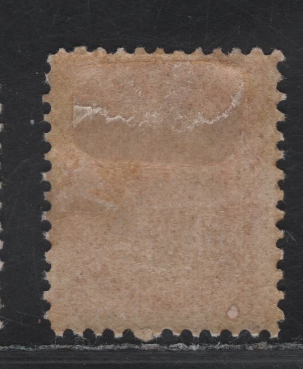 Lot 149 (C) Canada #78 3d Carmine Rose, 1898-1902 Queen Victoria Numeral Issue, A FOG Single On Paper ABN-B