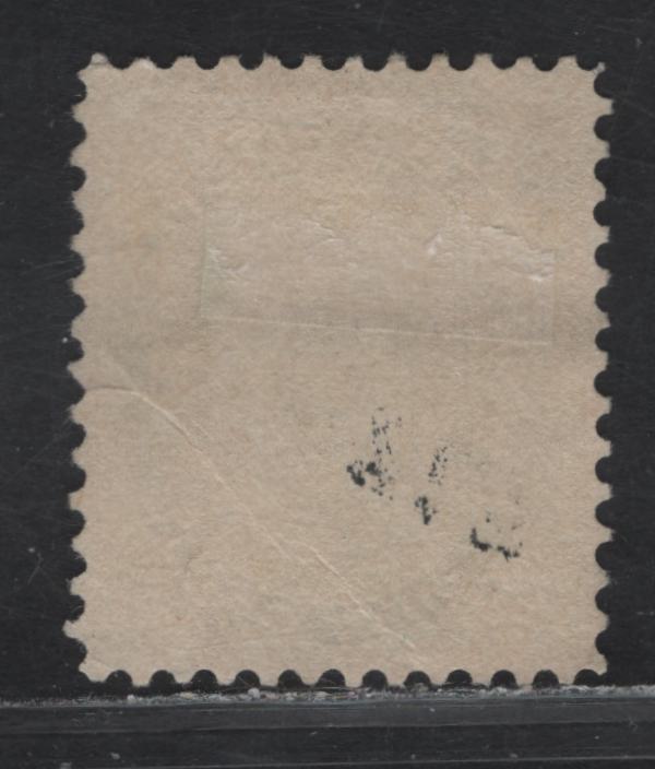 Lot 175 (C) Canada #84 20c Olive Green Queen Victoria, 1898-1902 Numeral Issue, A Very Good Used Single, Paper ABN-A, Perf 12.1x12, Light Diagonal Crease.