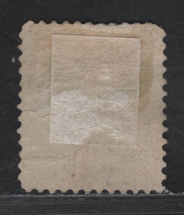 (C) Canada #84 20c Olive Green Queen Victoria, 1898-1902 Numeral Issue, A Very Good Used Single, Paper ABN-A, Perf 12.1x12, Halifax Oval Parcel Cancel, Internal Small Creases In The Right Margin.
