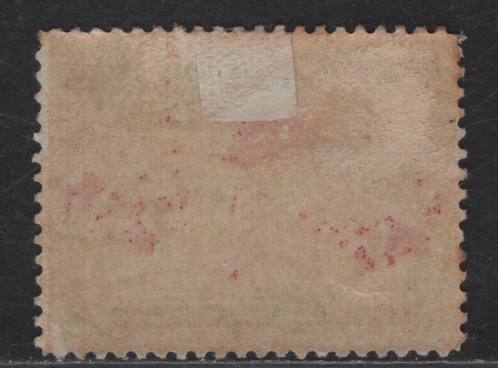 Lot 182A (C) Canada #86 2c Light Blue, Deep Aniline Red & Black Mercator's Projection, 1898 Imperial Penny Postage Issue, A FOG Single, Paper ABN-X, Perf 11.9, With Very Minor Toning Affecting Some Perf Tips.