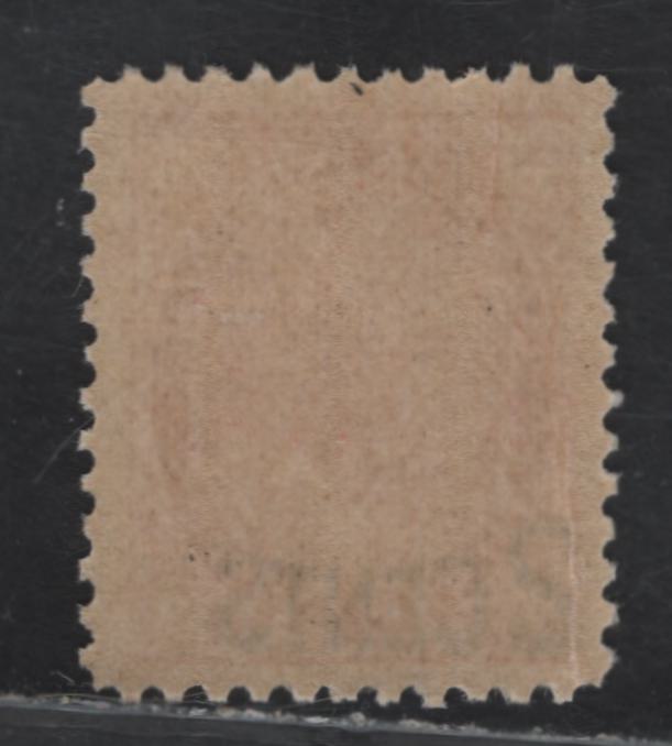 Lot 198 (C) Canada #87 2c on 3c Carmine Queen Victoria, 1899 Provisional Issue, A VFOG Single, Paper ABN-X, Showing Surcharge Shifted to Lower Left